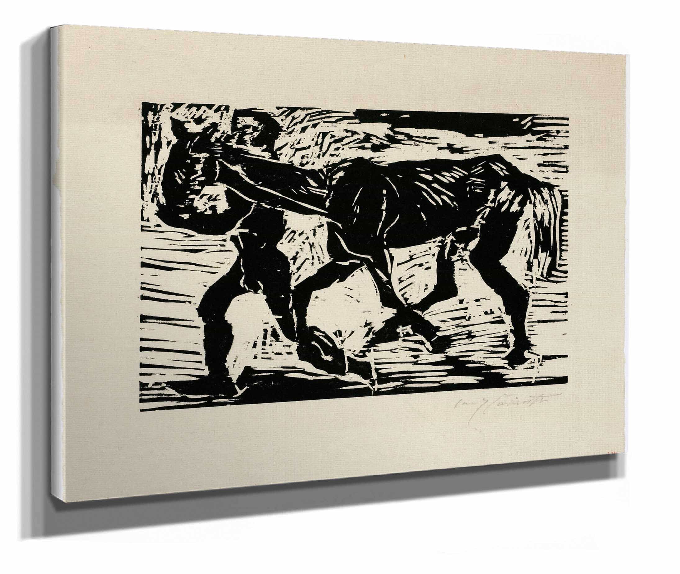 Mann Und Pferd by Lovis Corinth