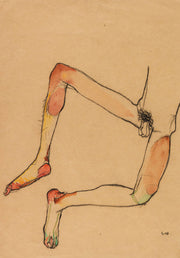 Mannlicher Unterleibstorso by Egon Schiele