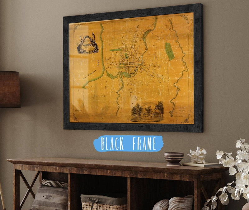 Map Of Cazenovia Madison Co Ny State of New York