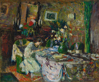Marcelle Aron Dans La Salle A Manger Au Chateau Rouge by Edouard Vuillard