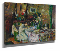 Marcelle Aron Dans La Salle A Manger Au Chateau Rouge by Edouard Vuillard