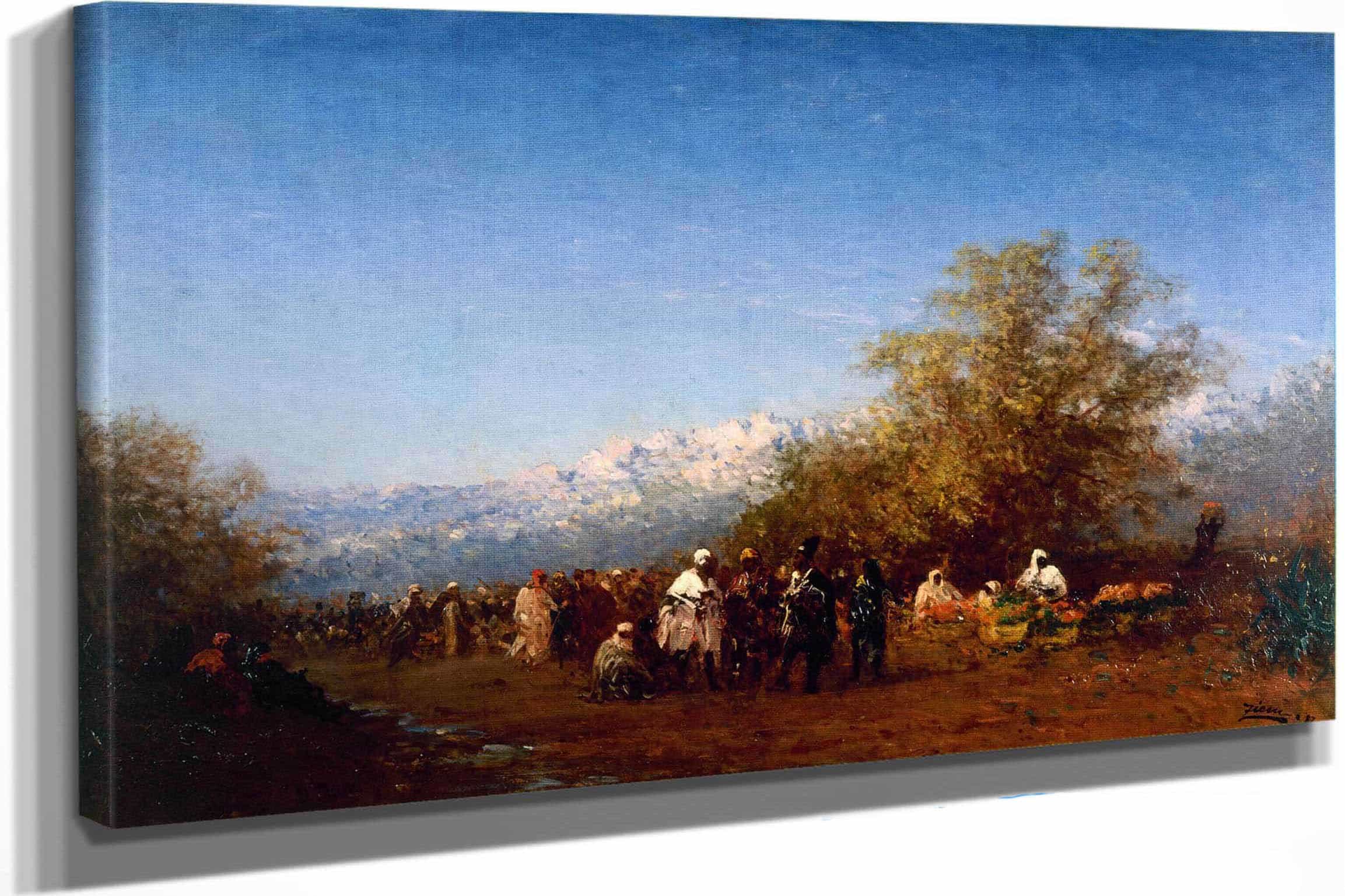 Marche A Fez by Felix Ziem