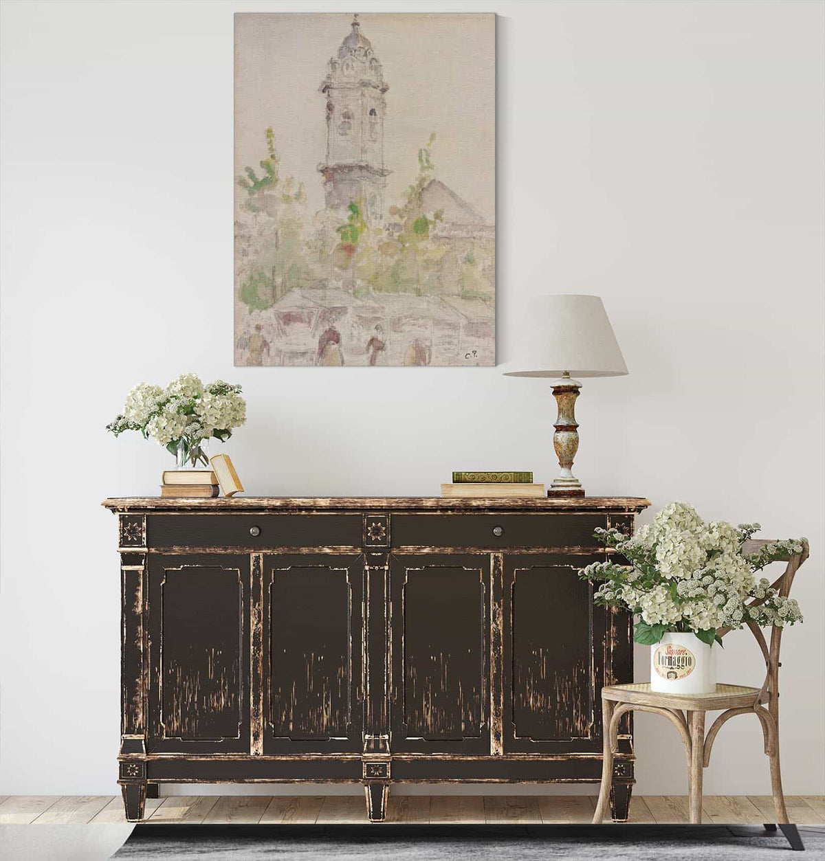 Marche by Camille Pissarro