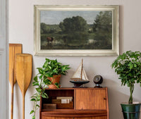 Marcoussis La Mare Aux Vaches by Jean Baptiste Camille Corot