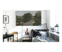 Marcoussis La Mare Aux Vaches by Jean Baptiste Camille Corot