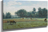 Marcoussis Les Vaches Au Paturage by Jean Baptiste Camille Corot