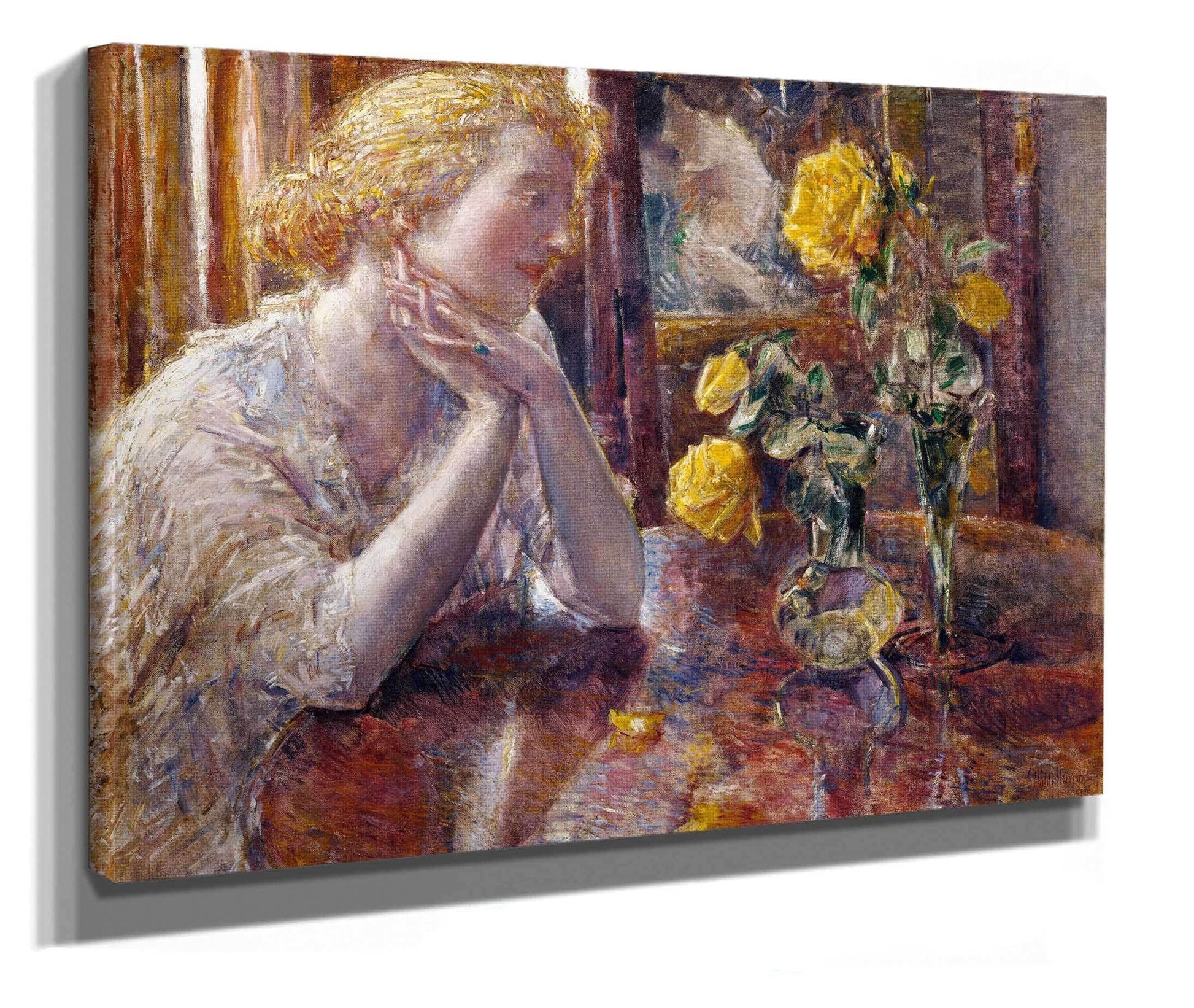 Marechal Niel Roses by Childe Hassam
