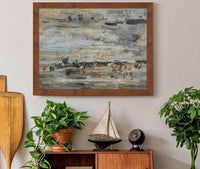 Maree Basse Etude by Eugene Boudin