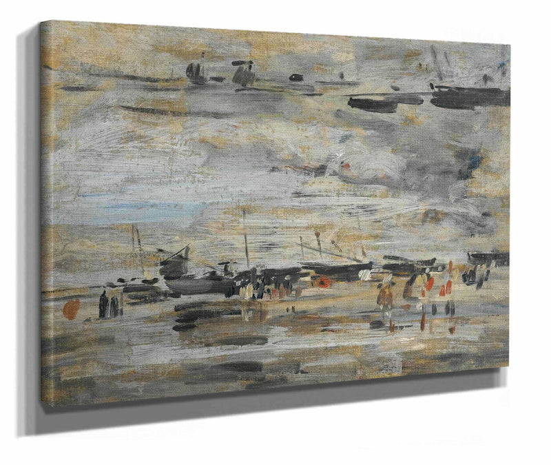 Maree Basse Etude by Eugene Boudin