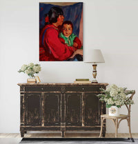 Maria And Baby by Robert Henri