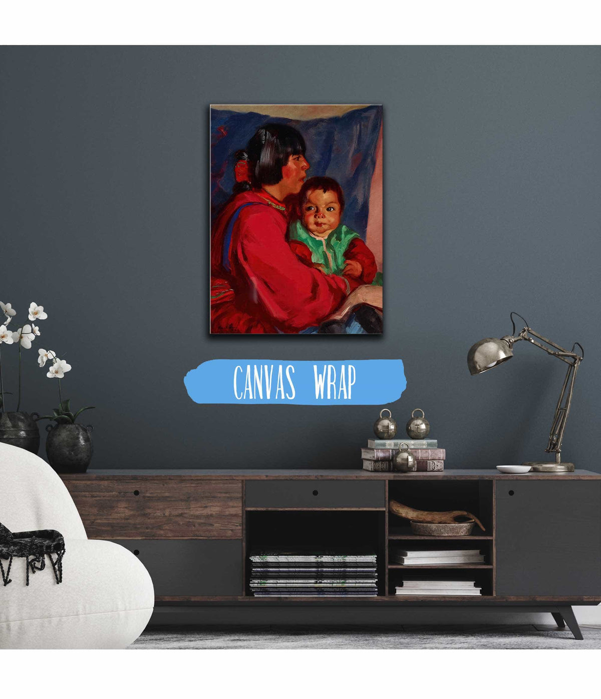 Maria And Baby by Robert Henri