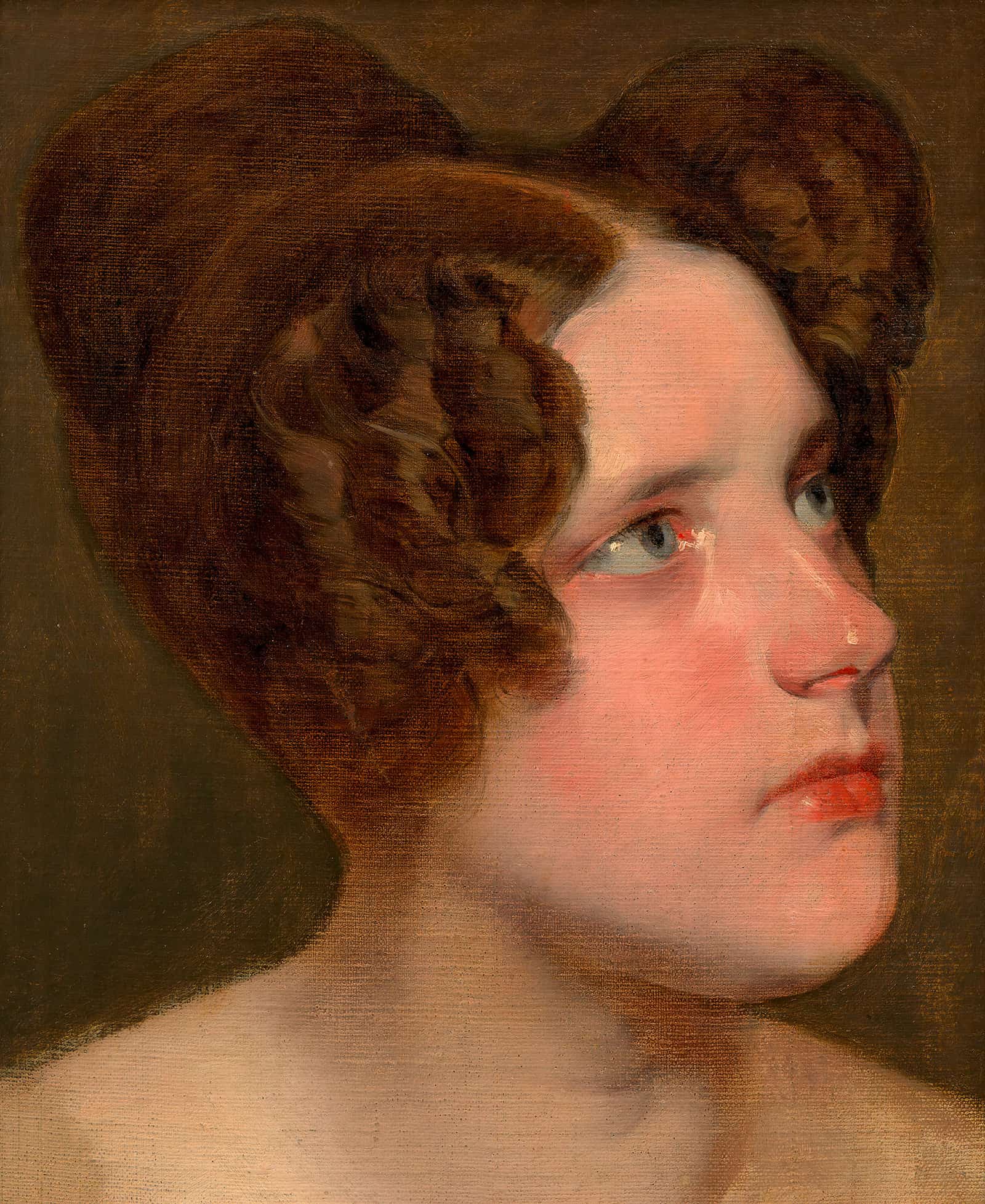 Marie Baumann Verh Loewe by Friedrich Von Amerling