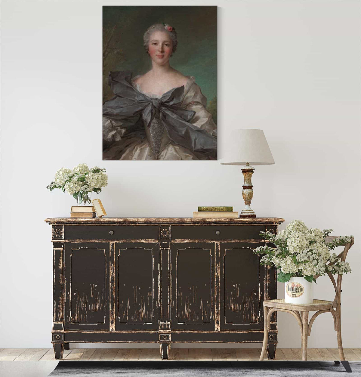 Marie Francoise De La Cropte De St Abre Marquise Dargence Born by Jean Marc Nattier