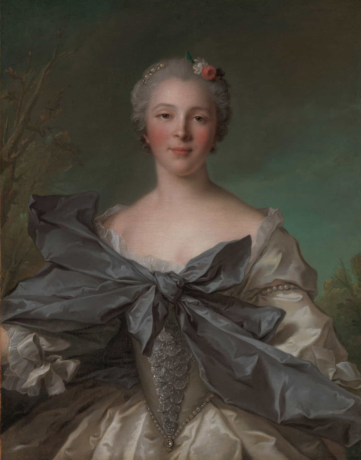 Marie Francoise De La Cropte De St Abre Marquise Dargence Born by Jean Marc Nattier