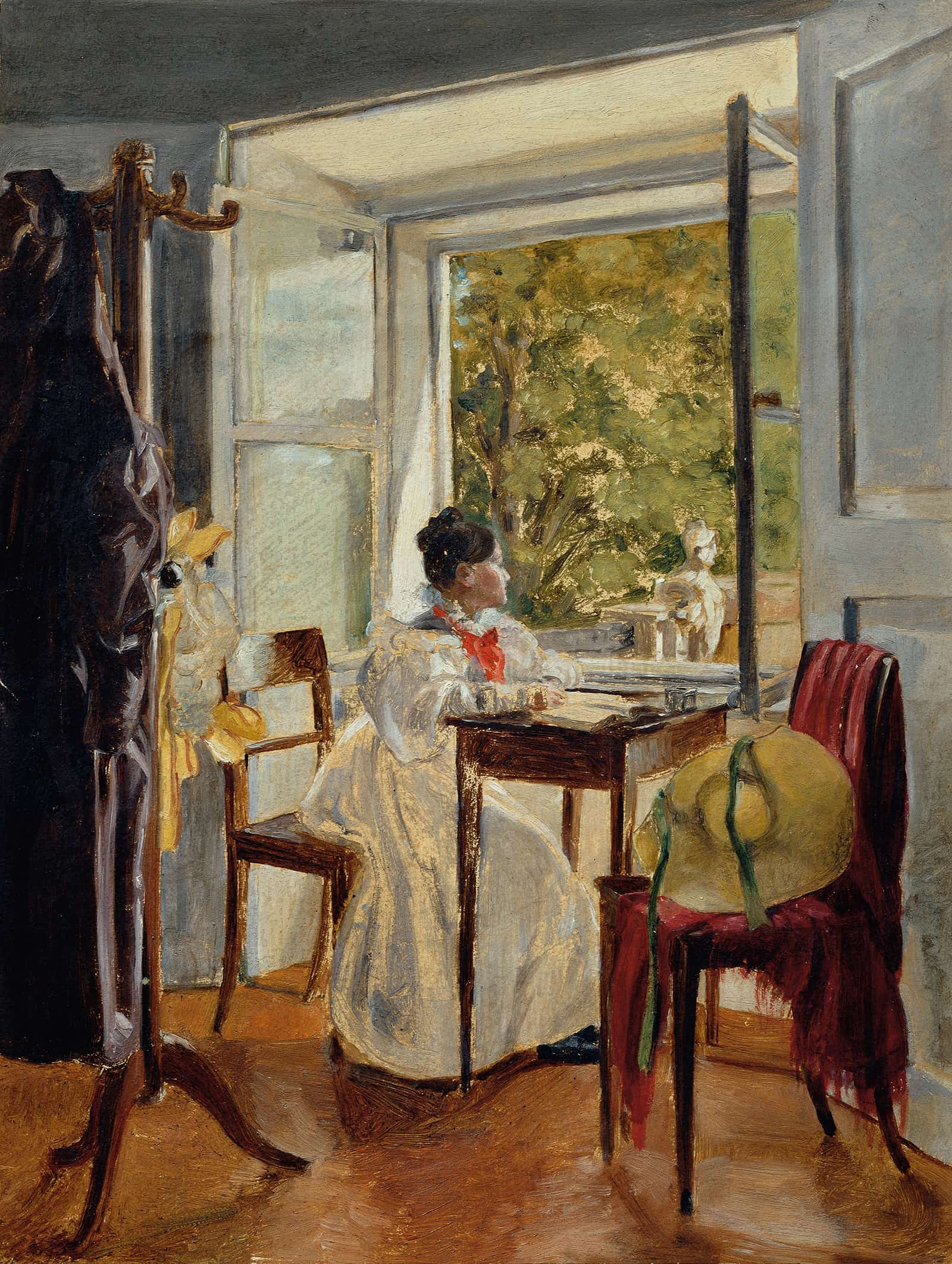 Marie Krafft Am Schreibtisch by Johann Peter Krafft
