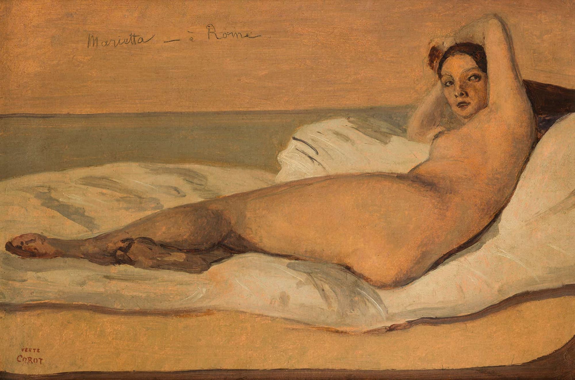 Marietta by Jean Baptiste Camille Corot