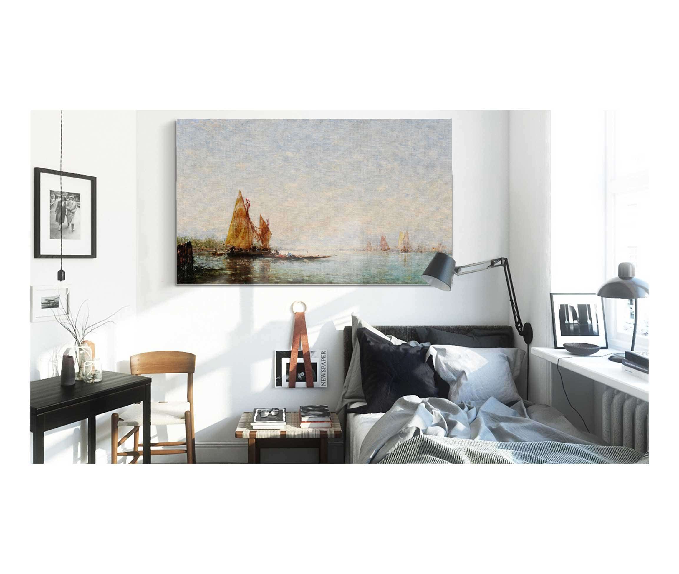 Marine Constantinople Before by Felix Ziem