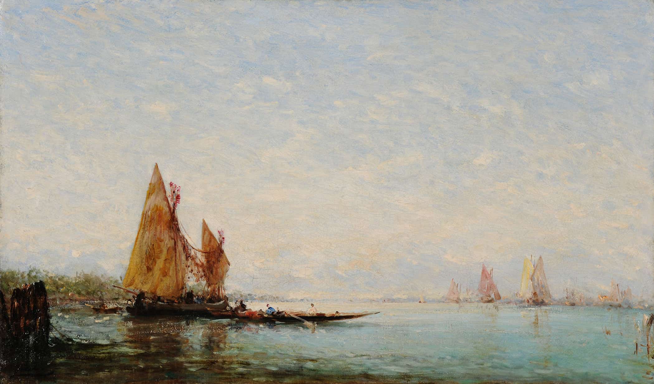Marine Constantinople Before by Felix Ziem