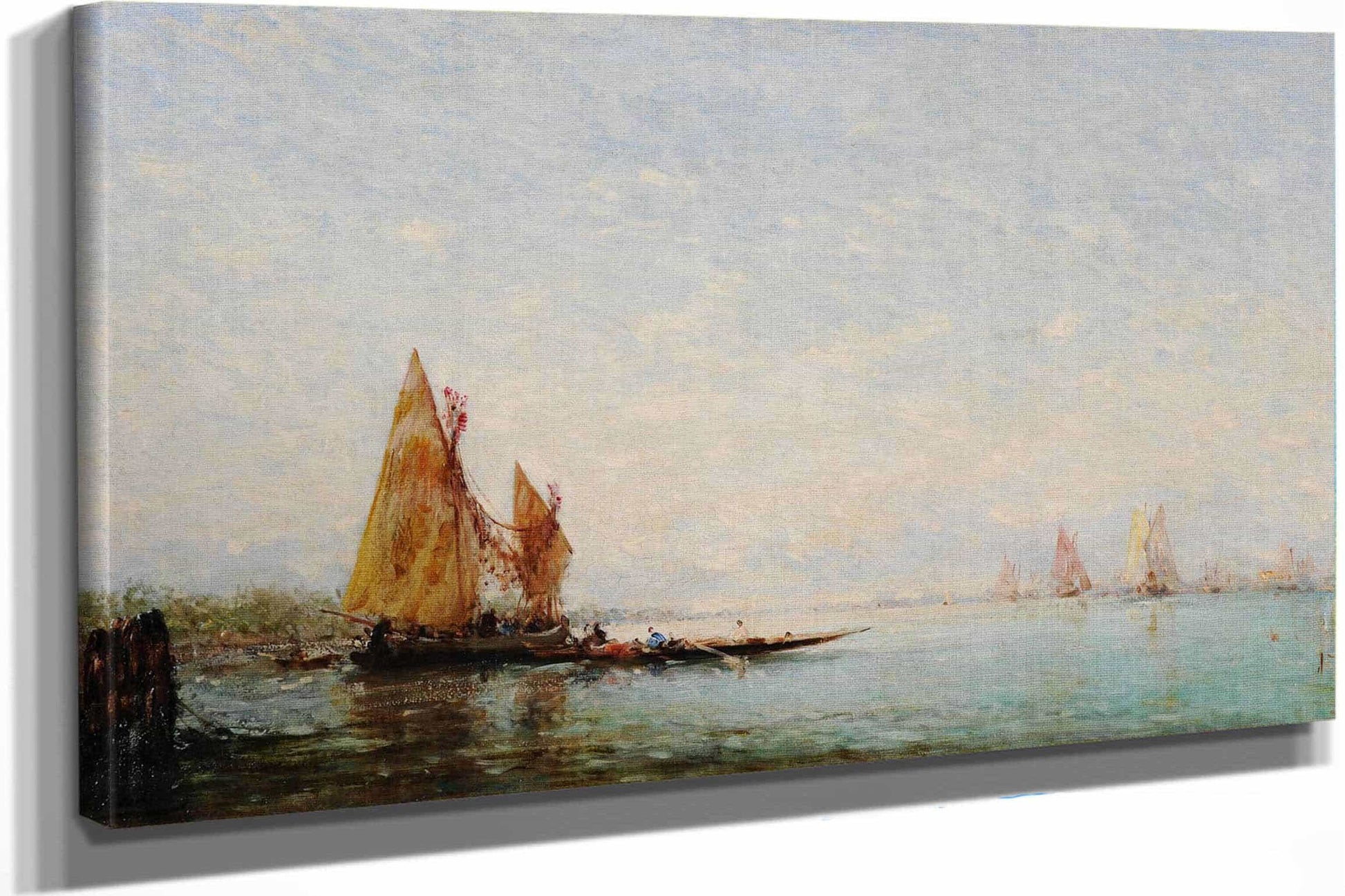 Marine Constantinople Before by Felix Ziem