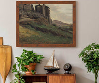 Marino Grandes Fabriques Au Sommet De Rochers by Jean Baptiste Camille Corot