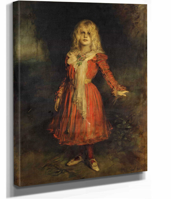 Marion Lenbach   The Artists Daughter by Franz Von Lenbach