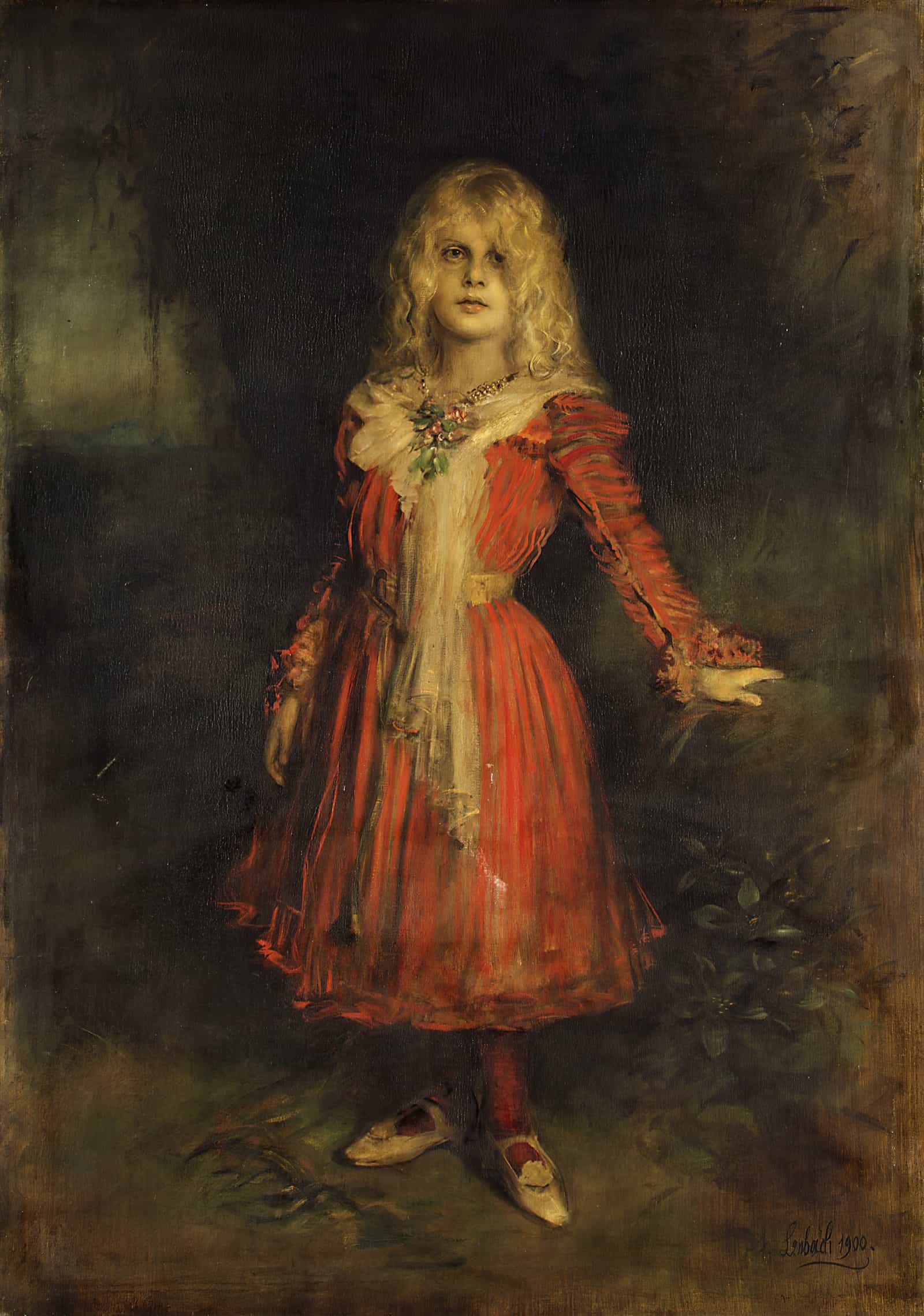 Marion Lenbach   The Artists Daughter by Franz Von Lenbach
