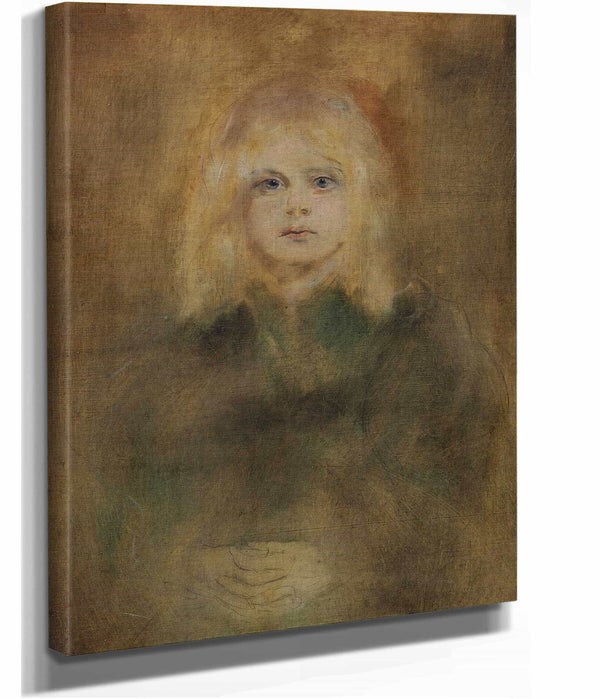 Marion Lenbach Tochter Des Kunstlers by Franz Von Lenbach