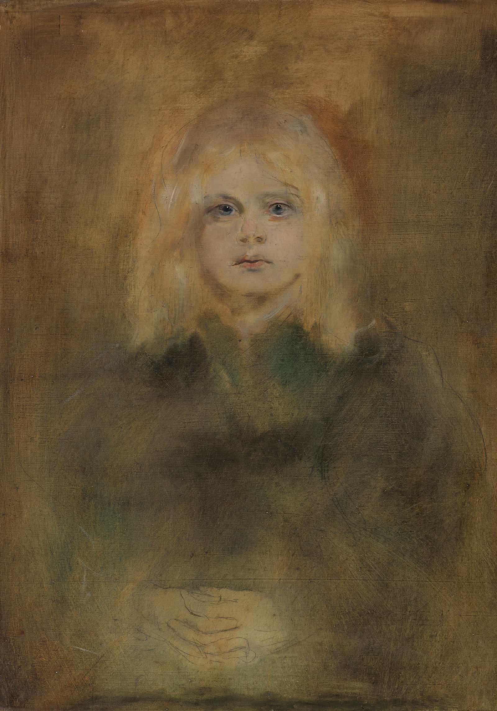Marion Lenbach Tochter Des Kunstlers by Franz Von Lenbach