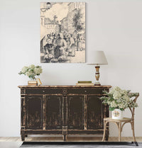 Marketplace In Pontoise by Camille Pissarro