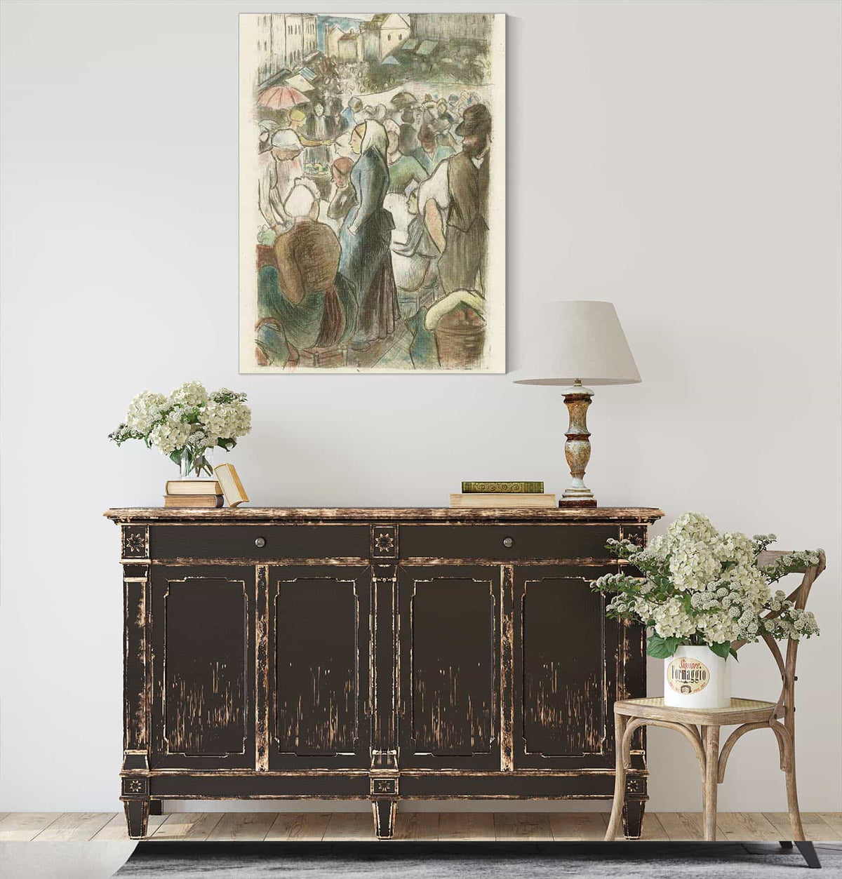 Markt In Gisors by Camille Pissarro