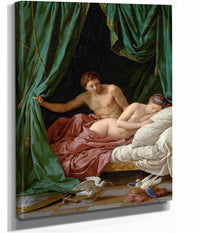 Mars And Venus Allegory Of Peace by Louis Jean Francois Lagrenee