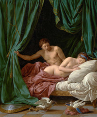 Mars And Venus Allegory Of Peace by Louis Jean Francois Lagrenee