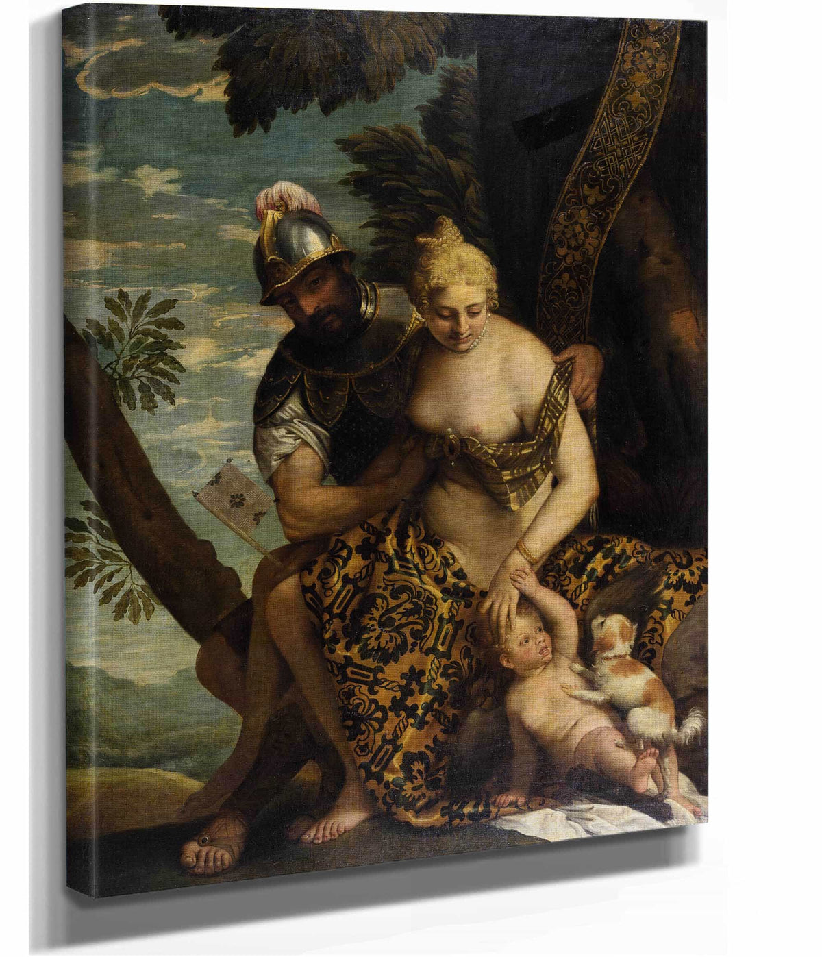 Mars And Venus by Paolo Veronese