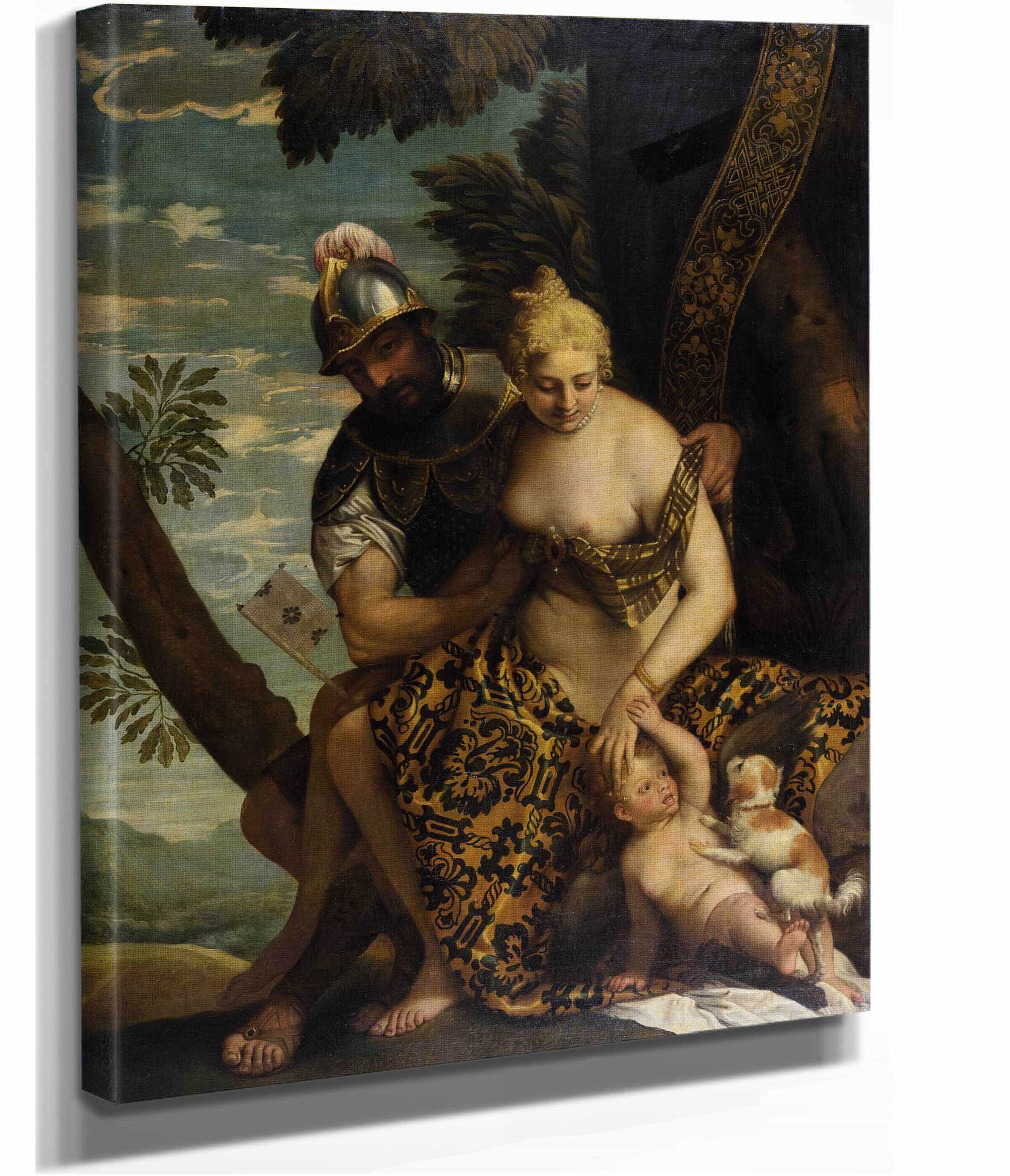 Mars And Venus by Paolo Veronese