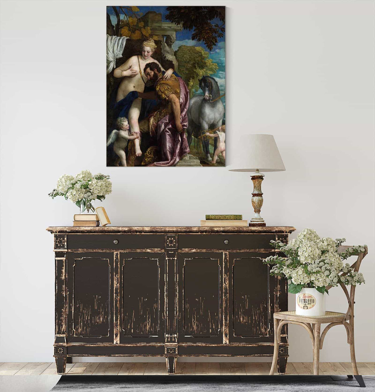 Mars And Venus United By Love S by Paolo Veronese