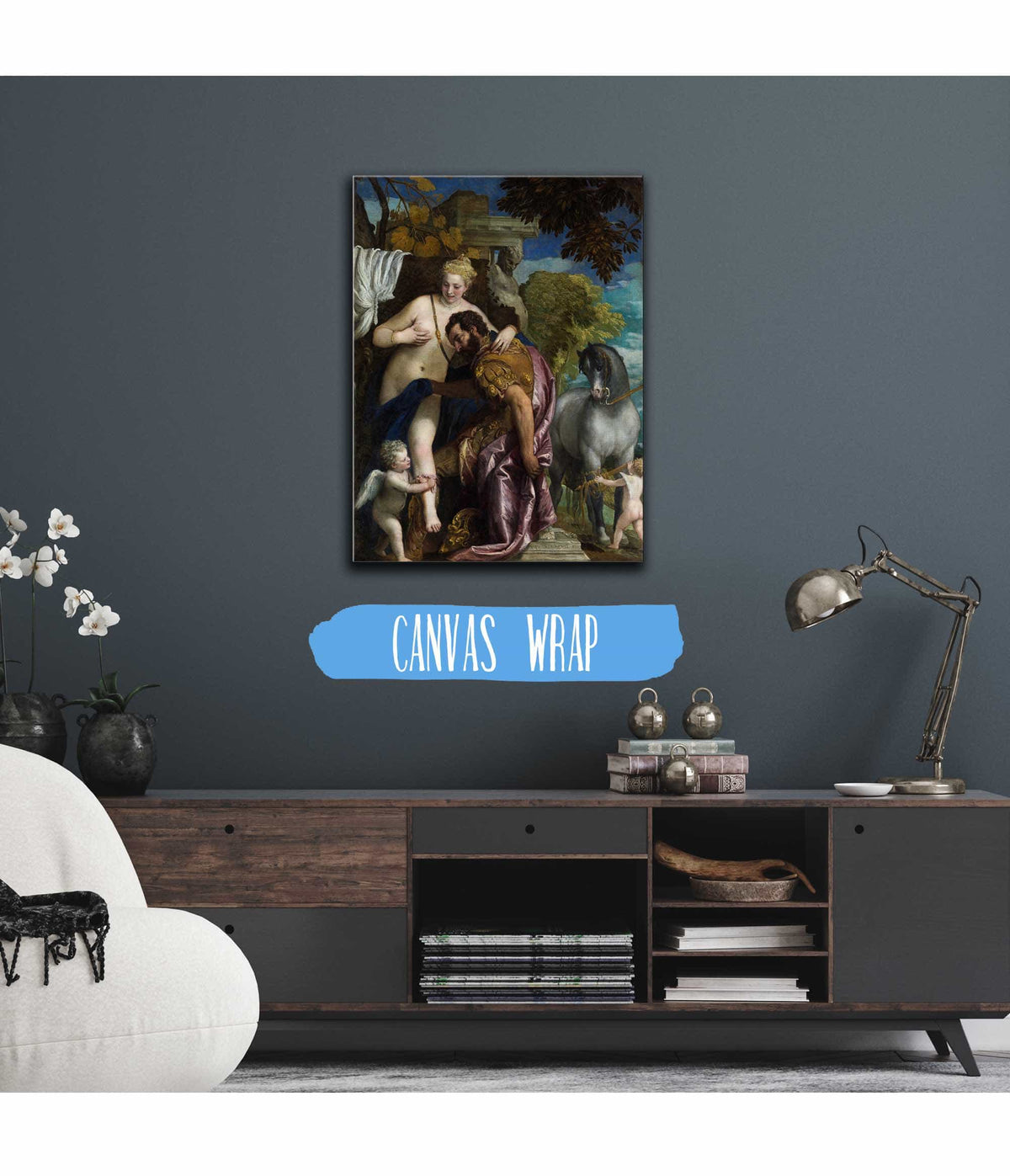 Mars And Venus United By Love S by Paolo Veronese