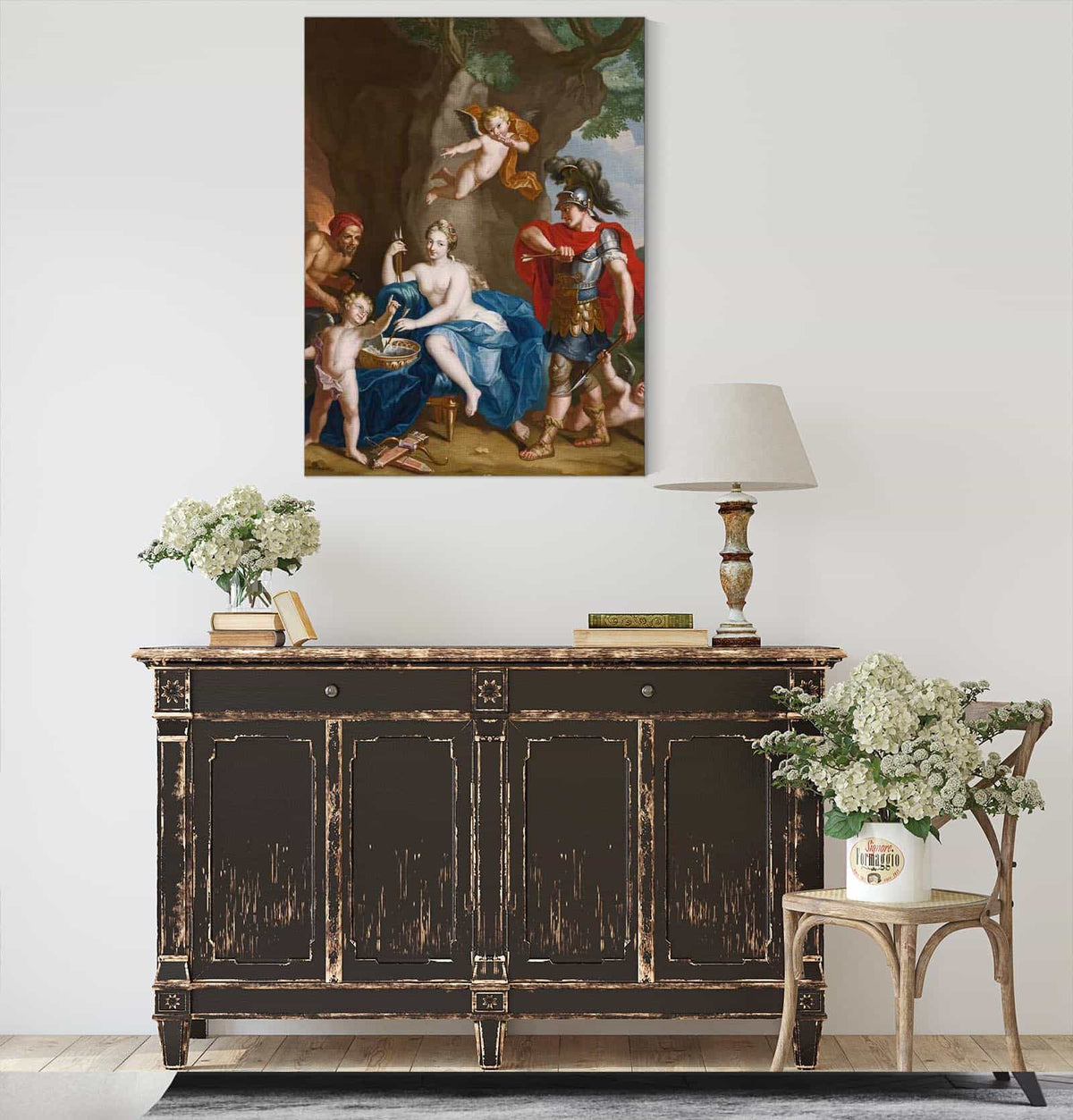 Mars Venus And Vulcan The Forge Of Vulcan by John Singleton Copley