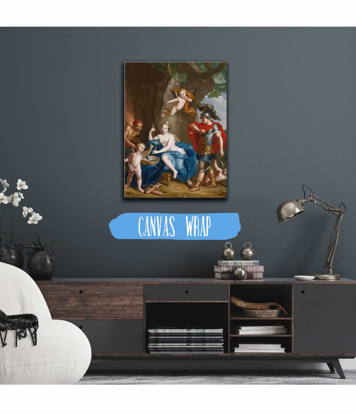 Mars Venus And Vulcan The Forge Of Vulcan by John Singleton Copley