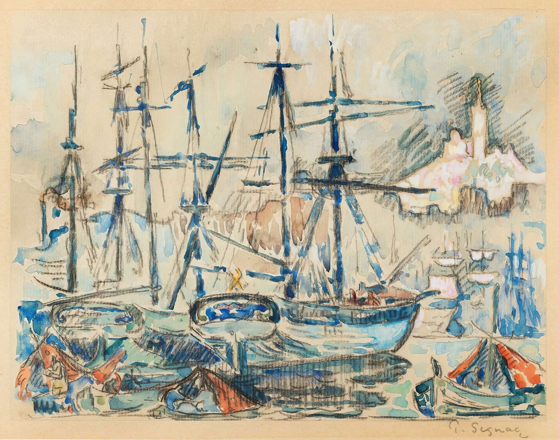 Marseille by Paul Signac