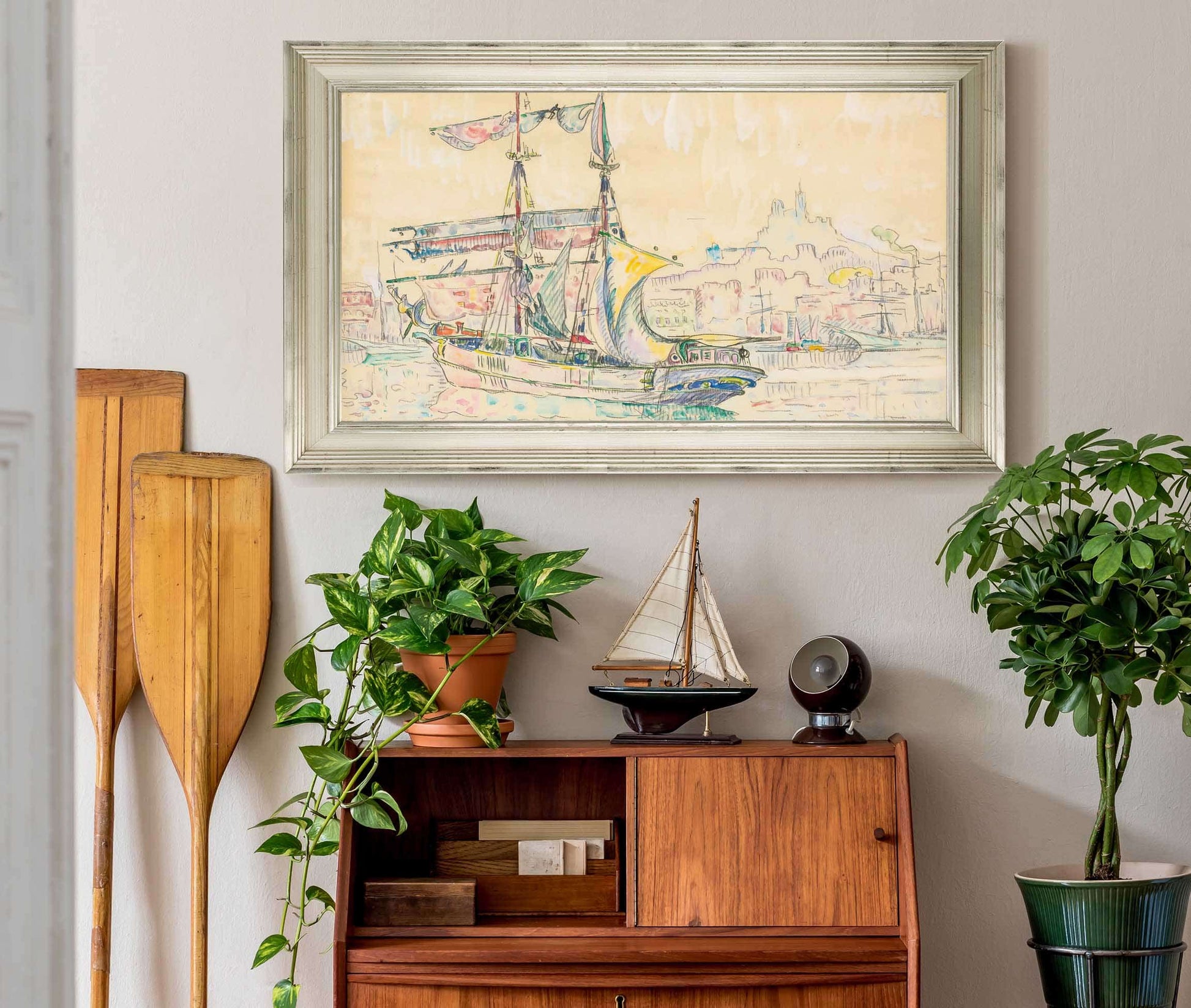 Marseille Voilier by Paul Signac
