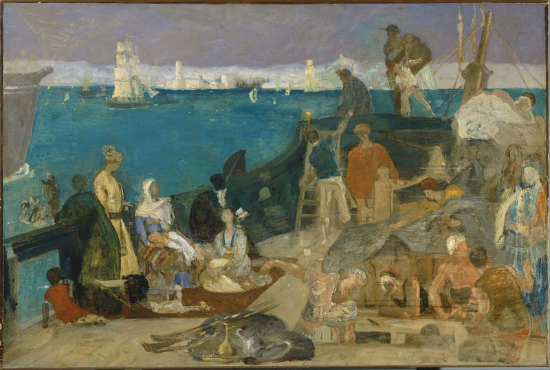 Marseilles Gateway To The Orient by Pierre Puvis De Chavannes