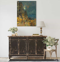 Marseilles Quay By Night by Konstantin Alexeevich Korovin