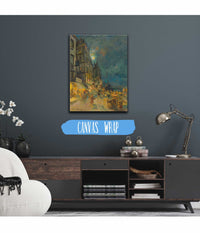 Marseilles Quay By Night by Konstantin Alexeevich Korovin