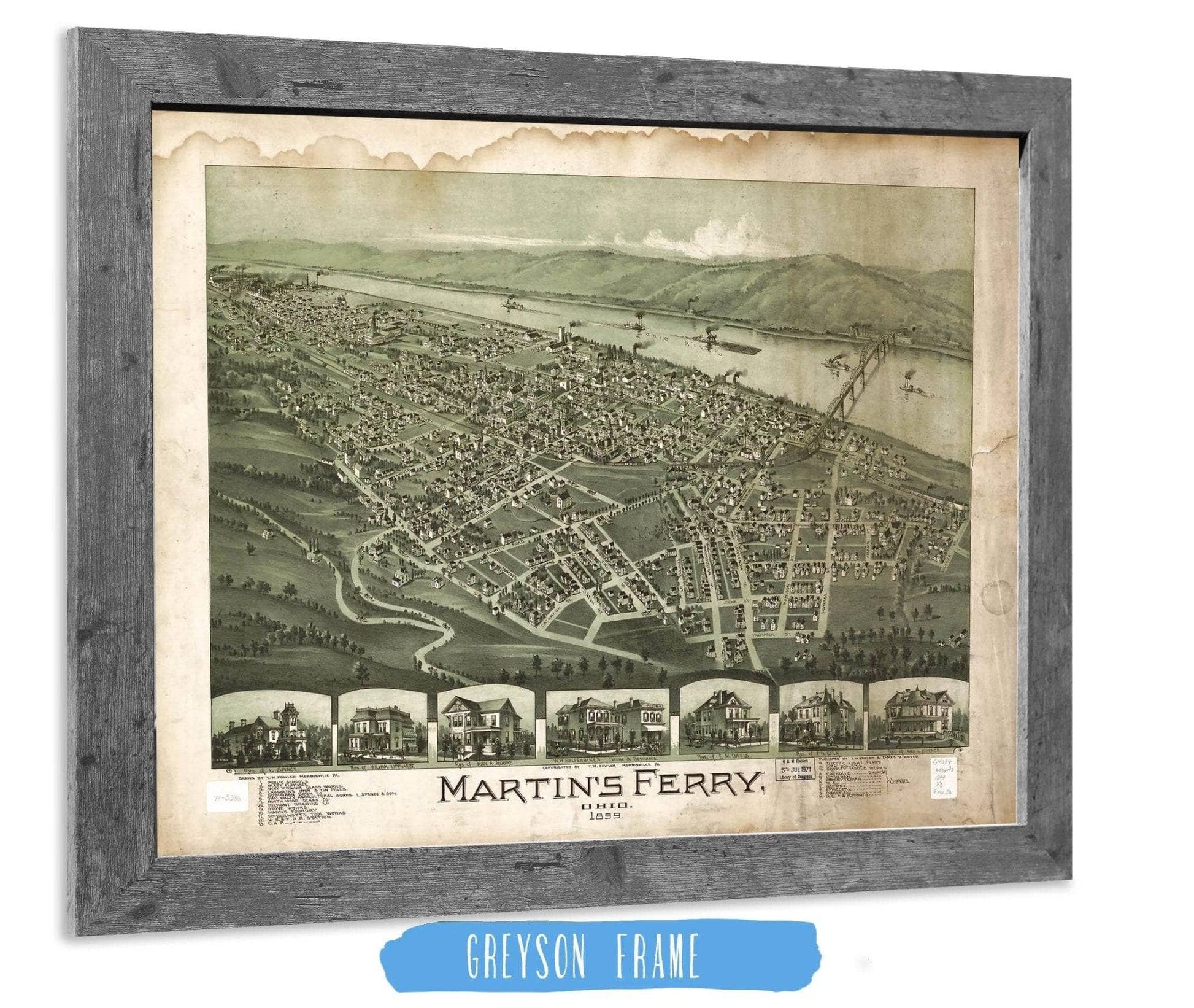 Martins Ferry Ohio 1899 State of Ohio