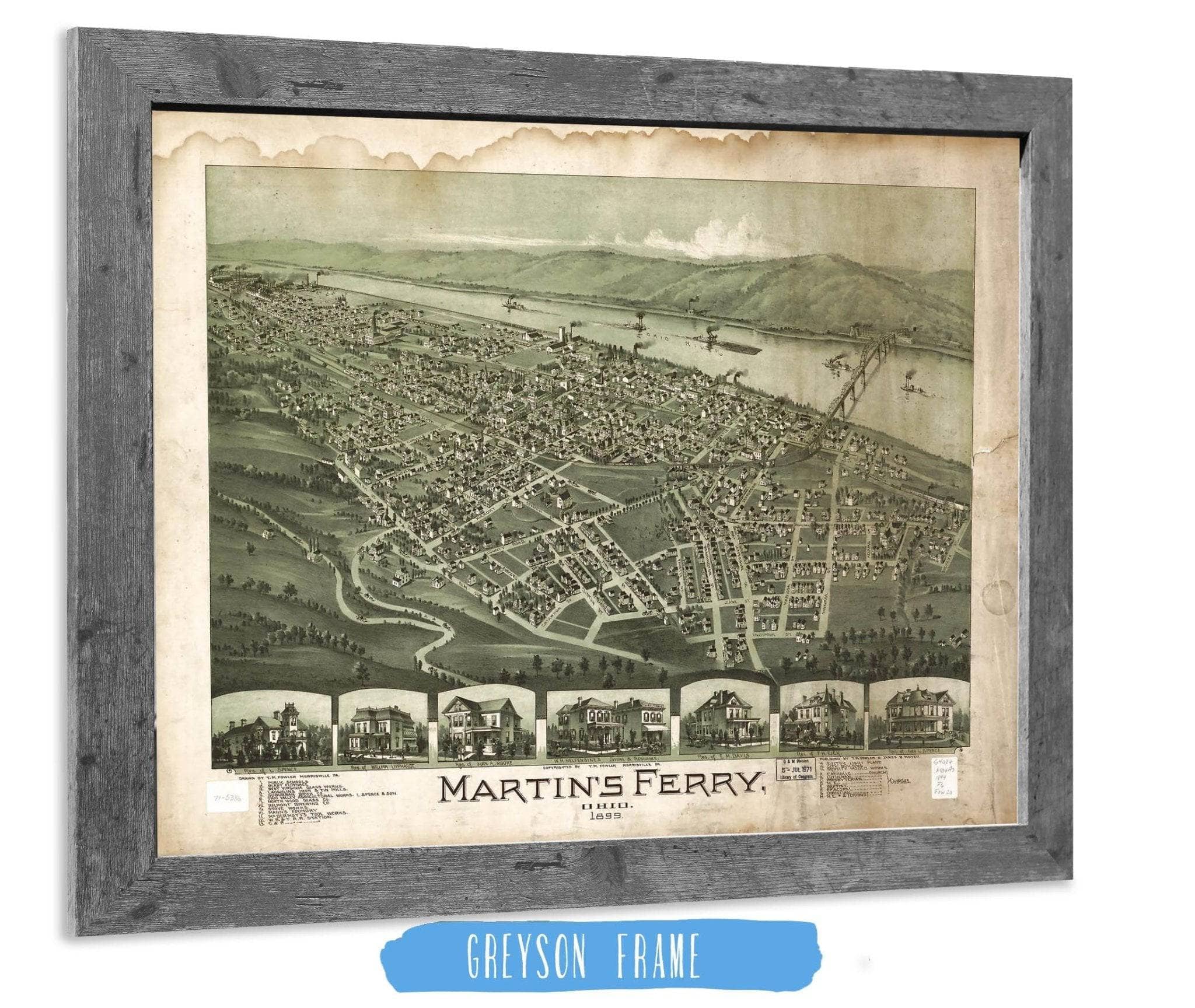 Martins Ferry Ohio 1899 State of Ohio