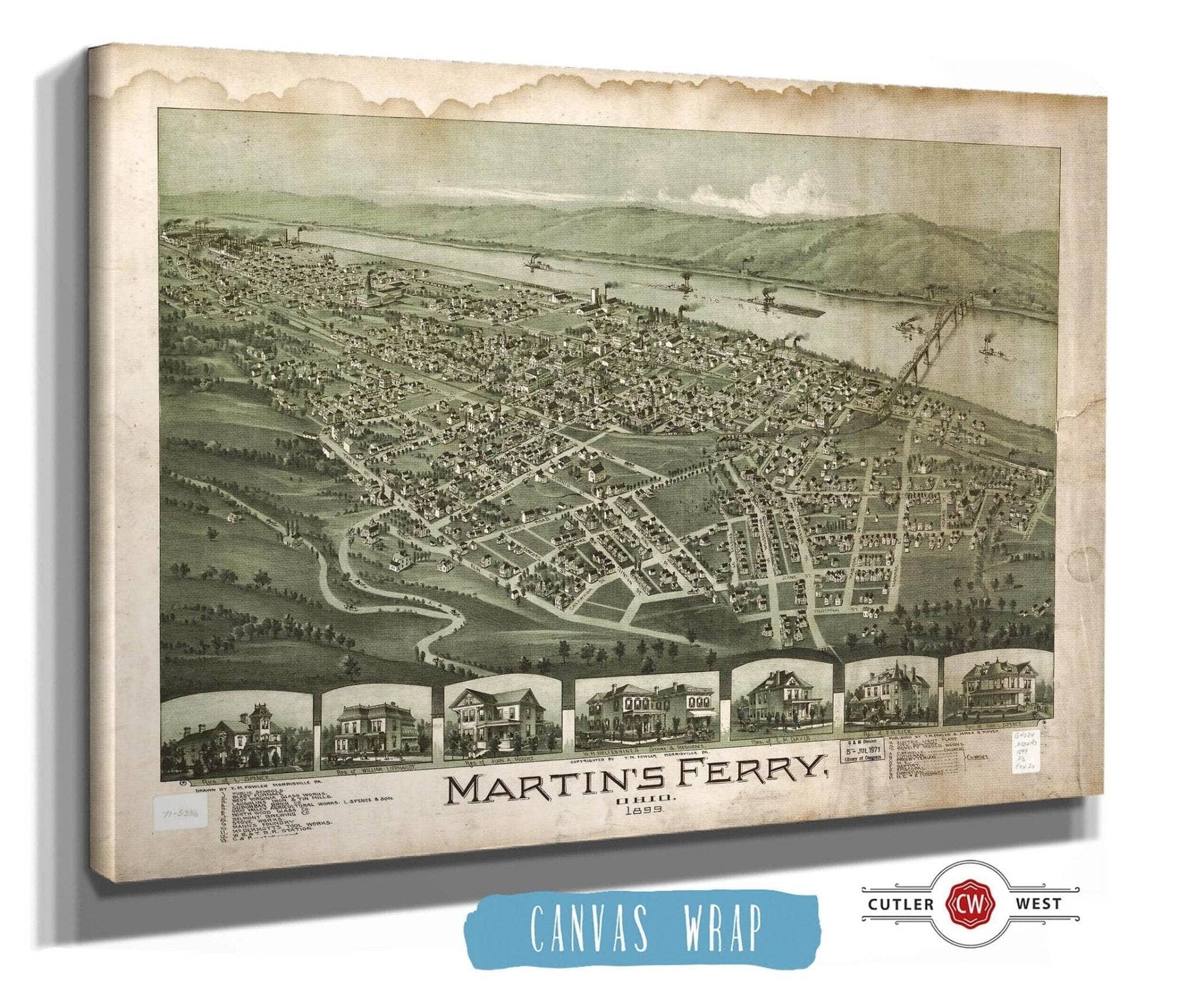 Martins Ferry Ohio 1899 State of Ohio
