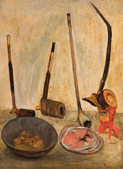 Martwa Natura Z Fajkami by Tadeusz Makowski