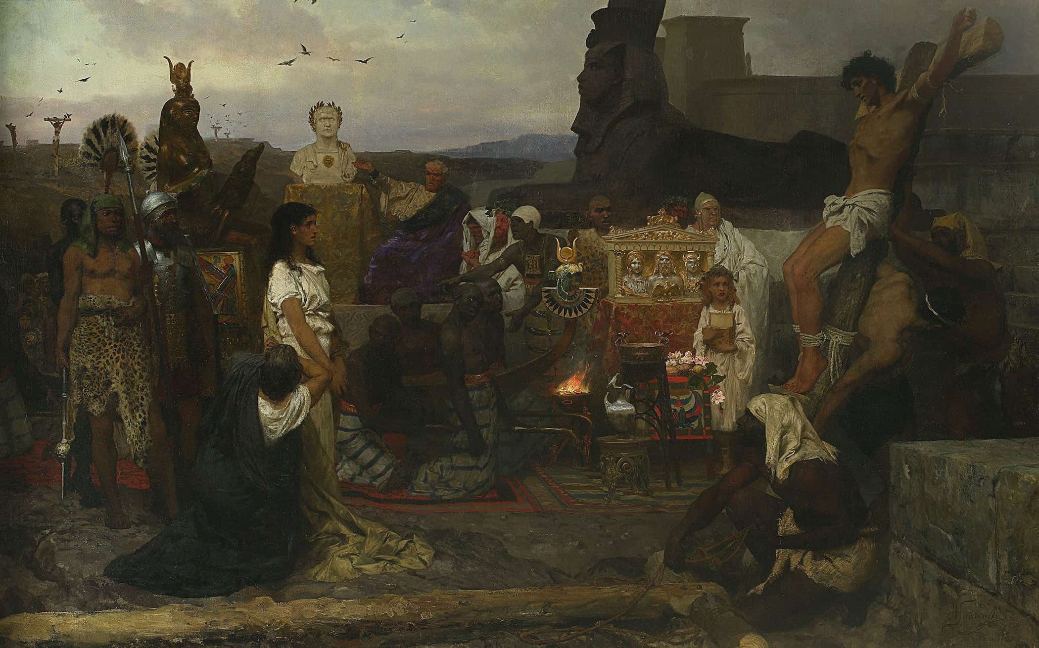Martyrdom Of Early Christians by Henryk Siemiradzki