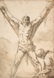 Martyrdom Of St Andrew     by Salvator Rosa