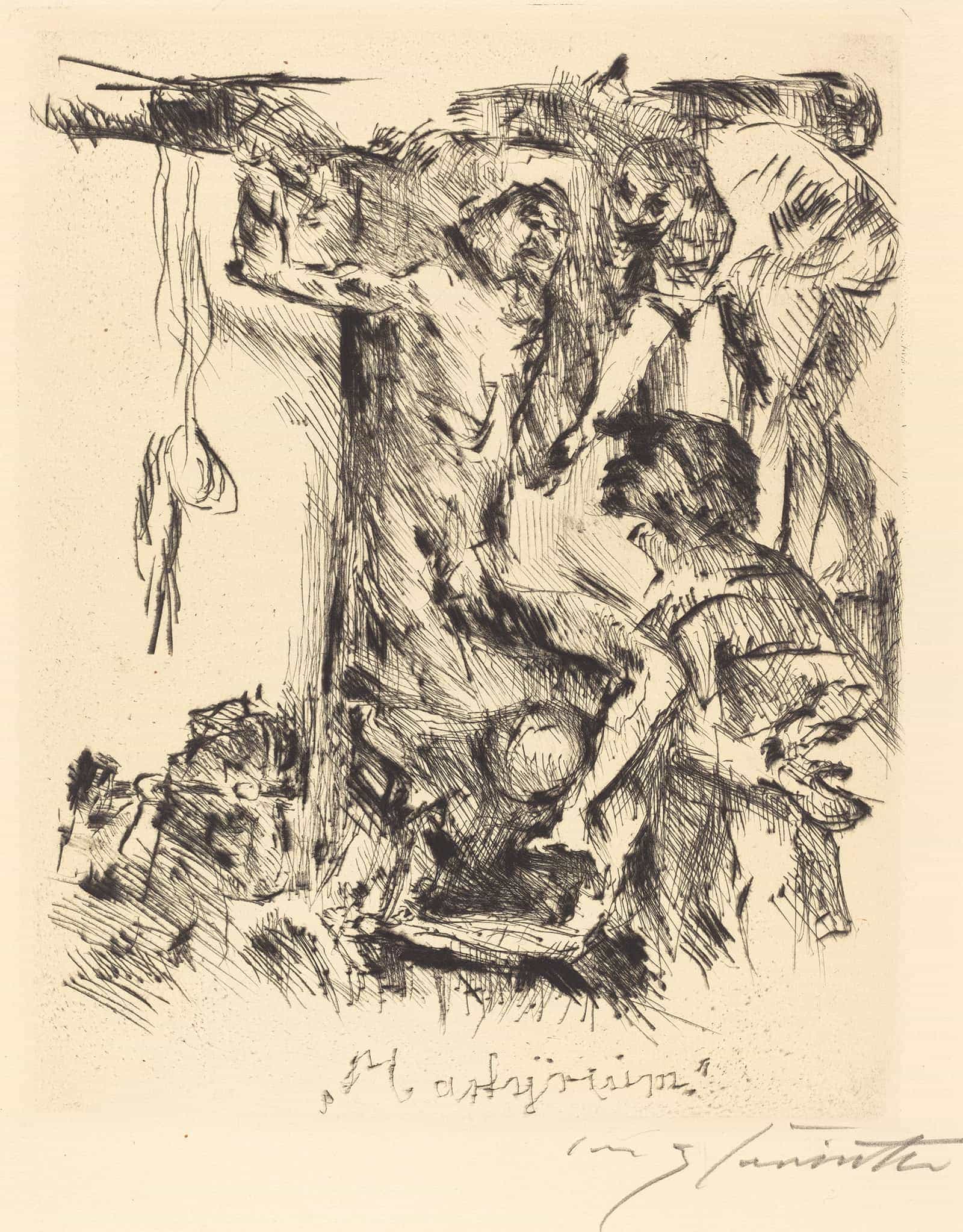 Martyrium Martyrdom by Lovis Corinth
